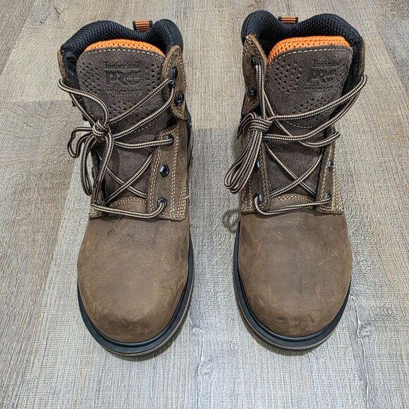 Timberland PRO Ballast 6" Men’s Work Boots 8.5M Brown A29HT Composite Toe Anti-F - Picture 6 of 14